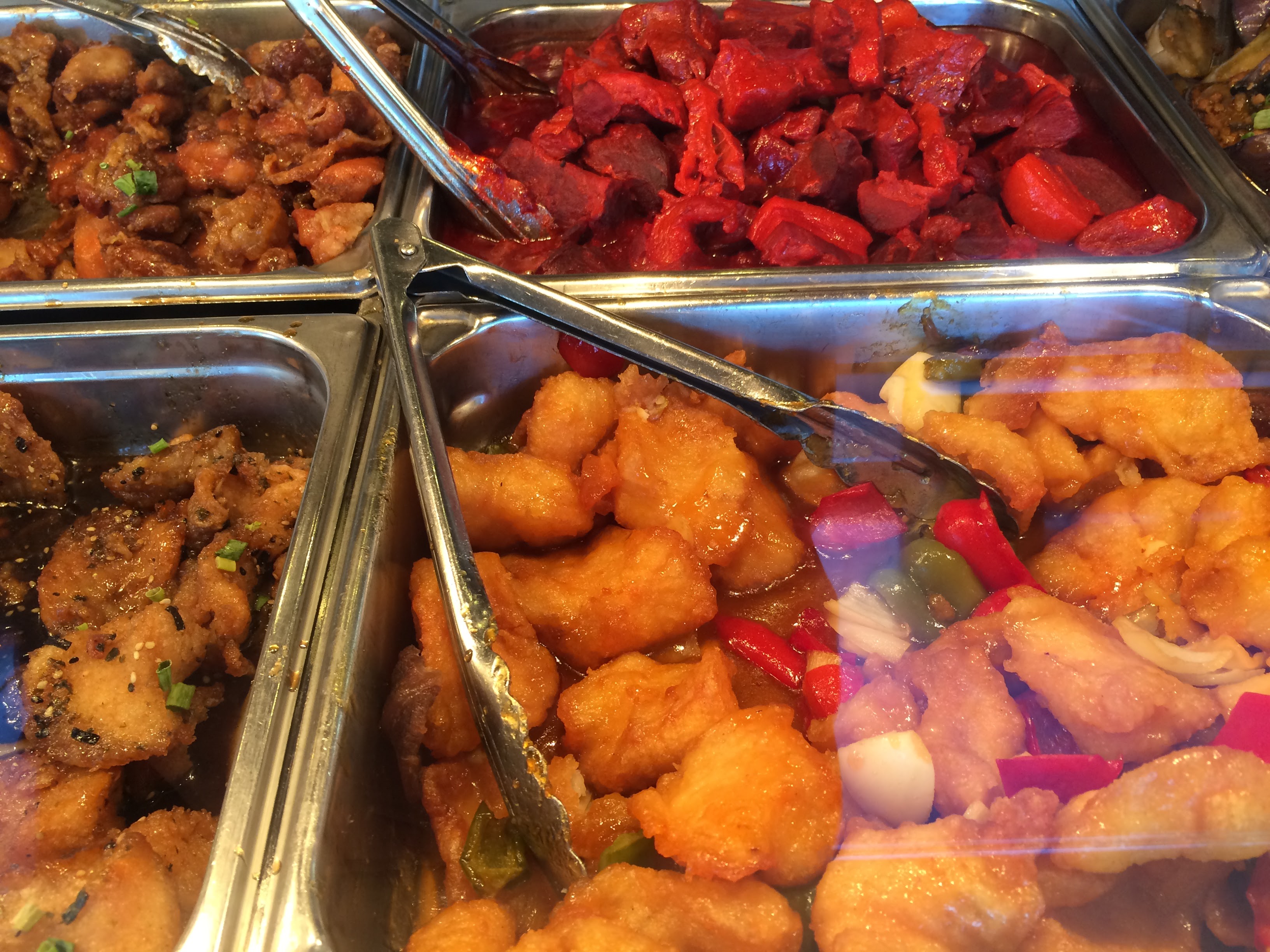 Chun Wa Kam Noodle Factory food trays near Ala Moana
